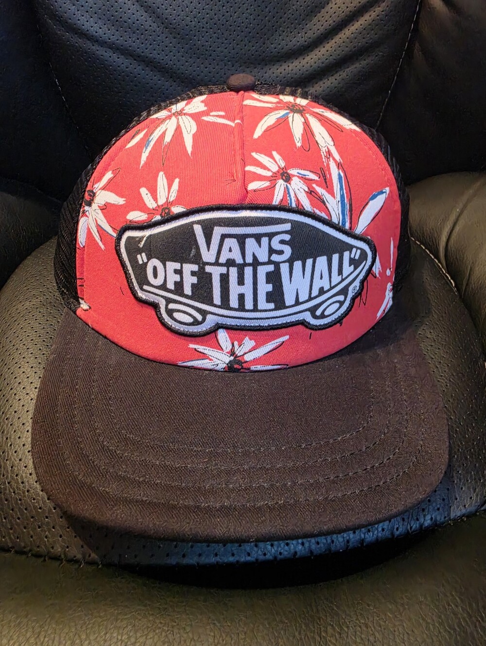 Vans Floral 'Off The Wall' Trucker Cap